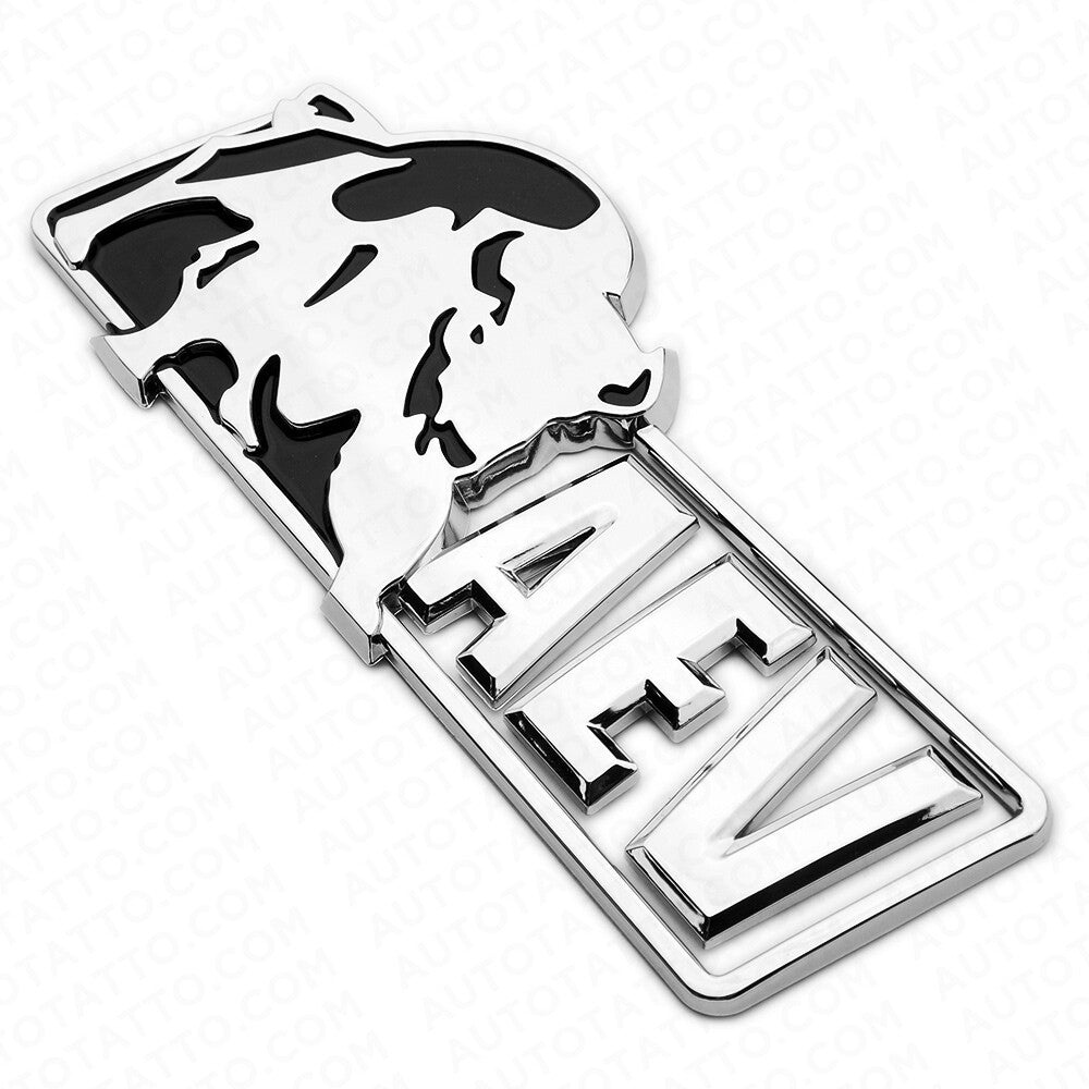 For Chevrolet Colorado AEV Bison Tailgate Nameplate Logo Decal Emblem ZR2 Chrome