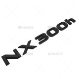 Lexus Liftgate Matte Black NX 300h Letter Logo Badge Car Emblem Replace F-Sport