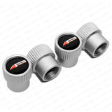 For Aspec Roundel Style Car Wheels Tire Air Valve Caps Stem Dust Cover Sport