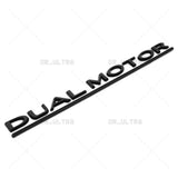 Tesla Rear Liftgate Lid Dual Motor Performance Nameplate Logo Badge Emblem Black