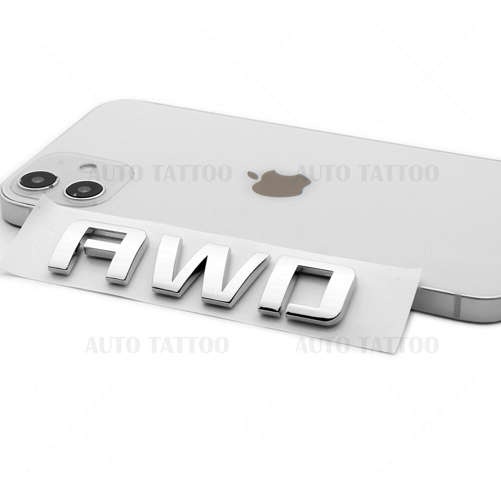 Chevy Equinox AWD Liftgate Nameplate Letter Logo Badge Emblem Sport OEM Chrome