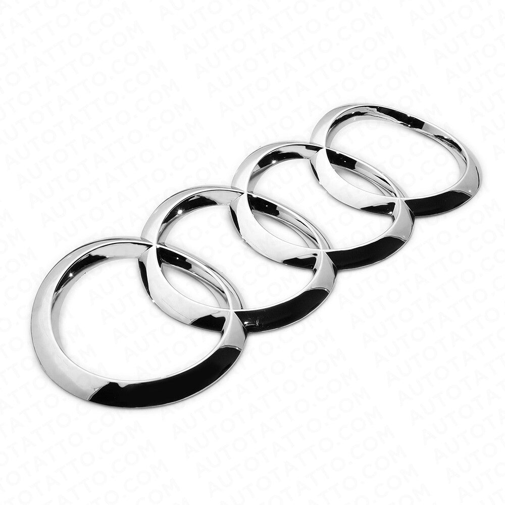 18-21 A5 S5 RS5 Sportback 4 Door OEM Chrome Trunk Sign Logo Rings Badge Emblem