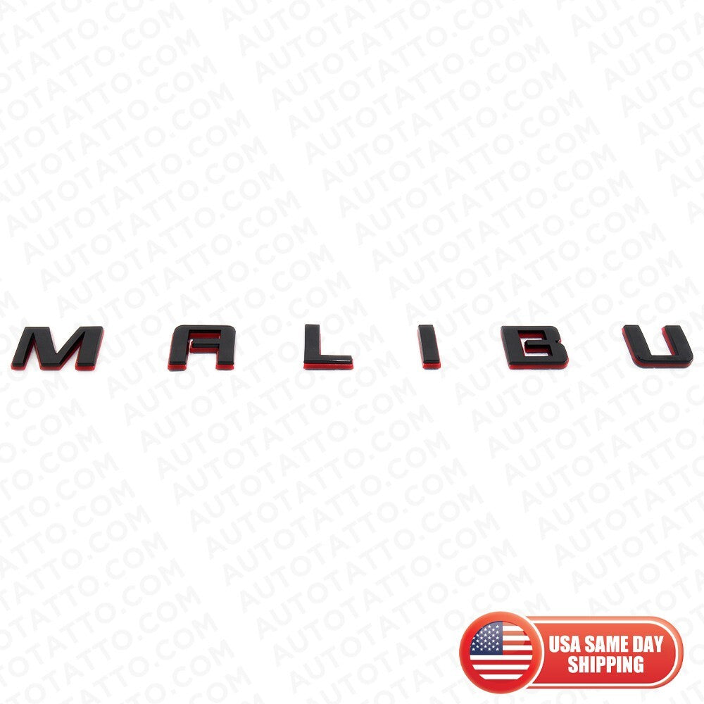 16-23 Chevy Malibu Side Door Letter Emblem Logo Badge Nameplate Redline Edition