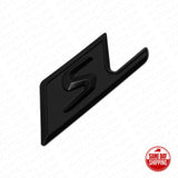 Mercedes S Trunk Emblem Logo 3D Sticker Badge Decoration AMG Edition Sport Black