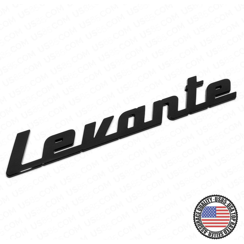 For Maserati Gloss Black Levante Liftgate Nameplate SUV Logo Emblem Badges Sport