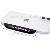2x M Performance Car Fender Nameplate Emblem Badge Sport Limited Decorate Black