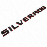3x For Chevy Redline Silverado Fender Tailgate Logo Nameplates Letter 3D Emblem