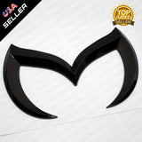 Universal Mazda 3D ABS Gloss Black Bat Batman Style Logo Emblem Badge Sticker
