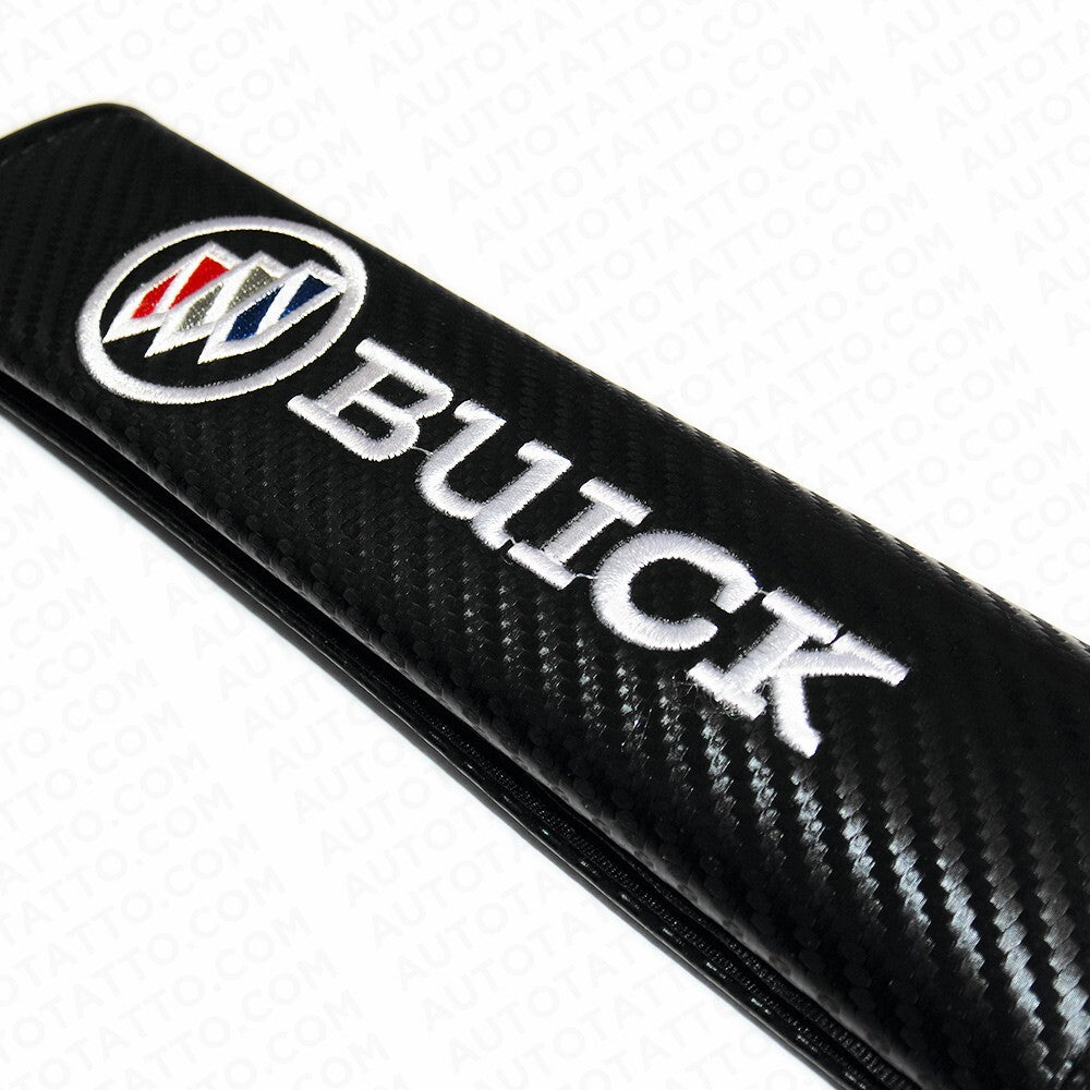 Buick Sport Carbon Car Seat Belt Cover Safety Shoulder Strap Cushion Pad Harness