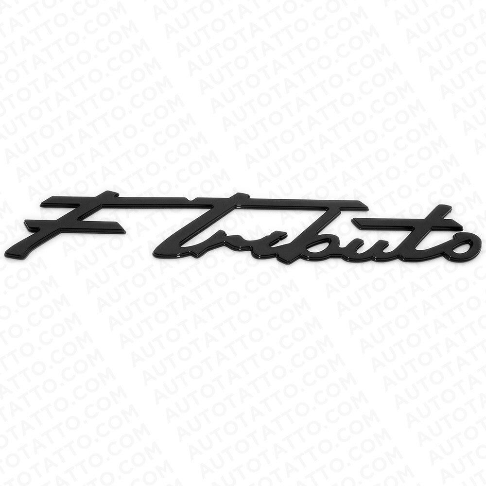 Maserati Ghibli Levante Grecale Side Fender F Tributo Emblem Badge Gloss Black