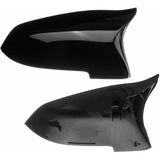 Gloss Black Side Mirror Cover Cap for 14-18 BMW F01 F06 F12 F13 F10 F11 F18 LCI