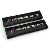 BMW M Performance Car Carbon Seat Belt Cover Safety Shoulder Strap Cushion Pad