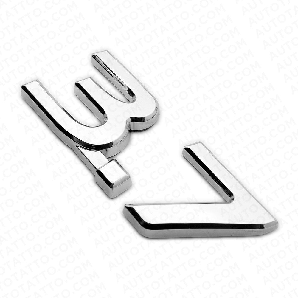 For Infiniti 3.7 Left or Right Fender Marker Badge Emblem Nameplate ABS Chrome