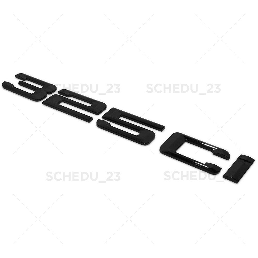 01-05 BMW 325ci Rear Car Trunk Lid Nameplate Letter Emblem Badge Gloss Black
