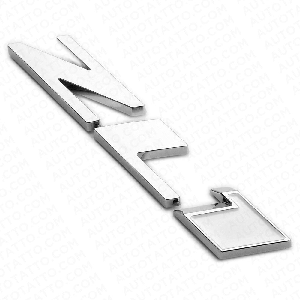 Camaro Hood or Rear Bumper ZL1 Nameplate Logo Sport Emblem Decorate Chrome White