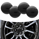 4Pc For Chevrolet GMC Center Caps 3.25” 83mm Blackout American USA Flag 22837060