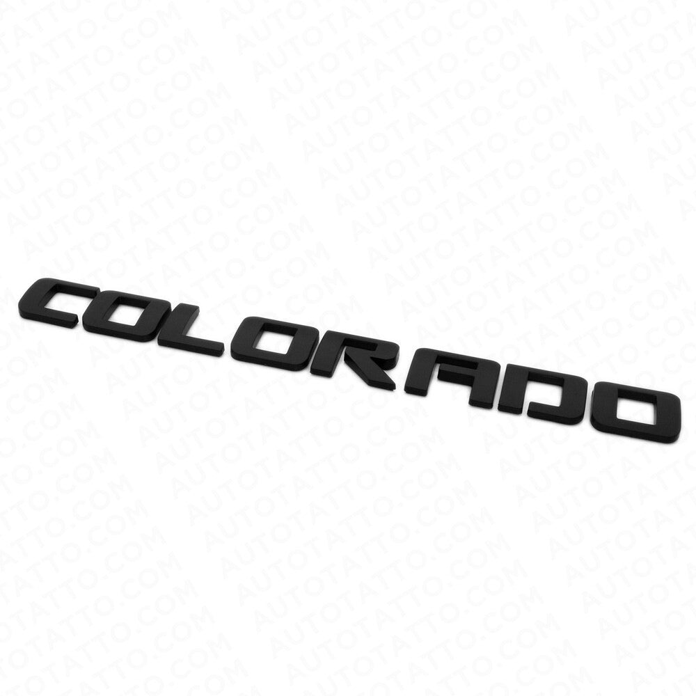 3x For Chevy Colorado Fender / Tailgate Badge Logo Emblem Truck OEM Black Sport