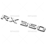 Lexus Liftgate OEM Chrome RX 350 Letter Logo Badge Car Emblem Replace F-Sport