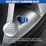 4pcs Universal Car Tire Wheel Valve Stem Caps Hex Design Dust Cover Accessories