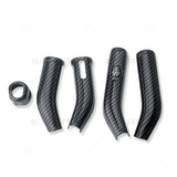 Mercedes A CLA GLA GLB Carbon Fiber Steering Wheel Shift Wiper Lever Cover Trim