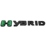 Chevrolet Hybrid Side Fender Rear Trunk Nameplate Emblem Badge Logo Letter Black