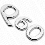 For Infiniti Q60 Rear Trunk Letter Badge Emblem Nameplate Sport Silver Chrome