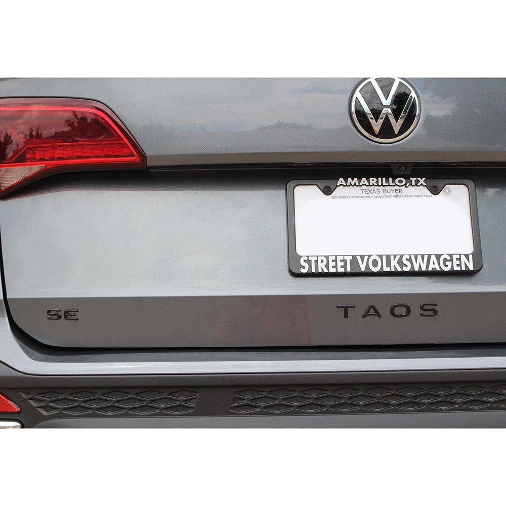 21-24 VW TAOS Rear Liftgate Hatch Lid Letter Nmaeplate Badge Emblem Black