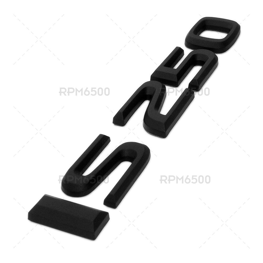 Lexus Trunk Lid Matte Black IS 250 Letter Logo Badge Emblem Car Replace F-Sport