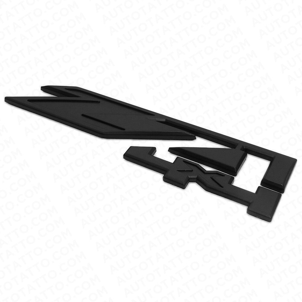 2x GMC Sierra z71 4X4 Fender Front Door Logo Badge Emblem Nameplate Blackout