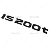 For Lexus Trunk Gloss Black IS 200t Letter Logo Badge Emblem Car Replace F-Sport