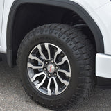 For GMC Sierra Yukon Denali Brushed Aluminum Wheels Center Caps 83mm 3.25"