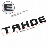 For Chevy Tahoe Front Door Liftgate Nameplates Letter 3D Emblem Z71 Gloss Black