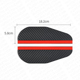 2x Universal Carbon Car Rear View Mirror Rain Cover Sun Visor Eyebrow Guard New