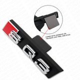 Audi SQ3 Front Grille Bumper Radiator Lettering Emblem Badge Logo Sport Chrome
