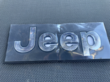 Jeep 1 (one) 2018-2024 Wrangler/Gladiator Fender w/ Black Outline Emblem Badge - Chrome