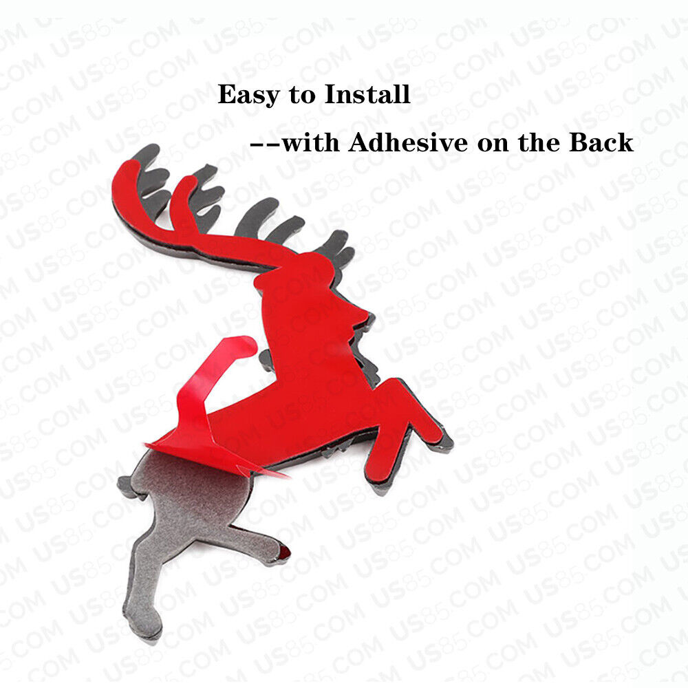 Universal Fashion Zinc Alloy Deer Ours is the Fury Car Decal Sticker Decoration