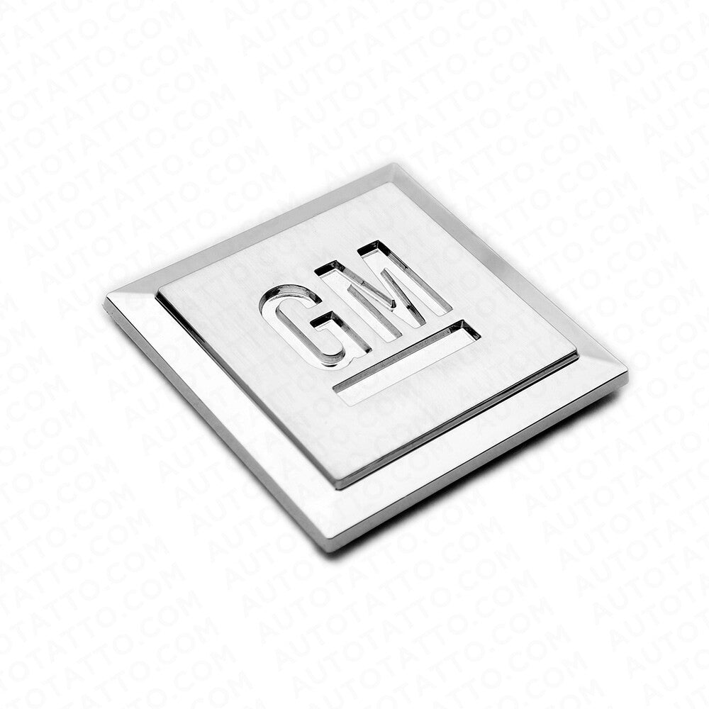 GM Logo Mark of Excellence 1.25" Fender Door Nameplate Emblem Badge