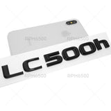 Lexus Trunk Rear LC 500h Letter Logo Badge Emblem Replace F-Sport Gloss Black