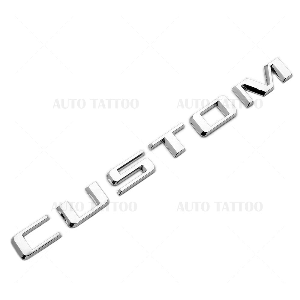 19-21 OEM Chrome Silverado Custom 1500 Tailgate Letter Logo Emblem Badge Z71