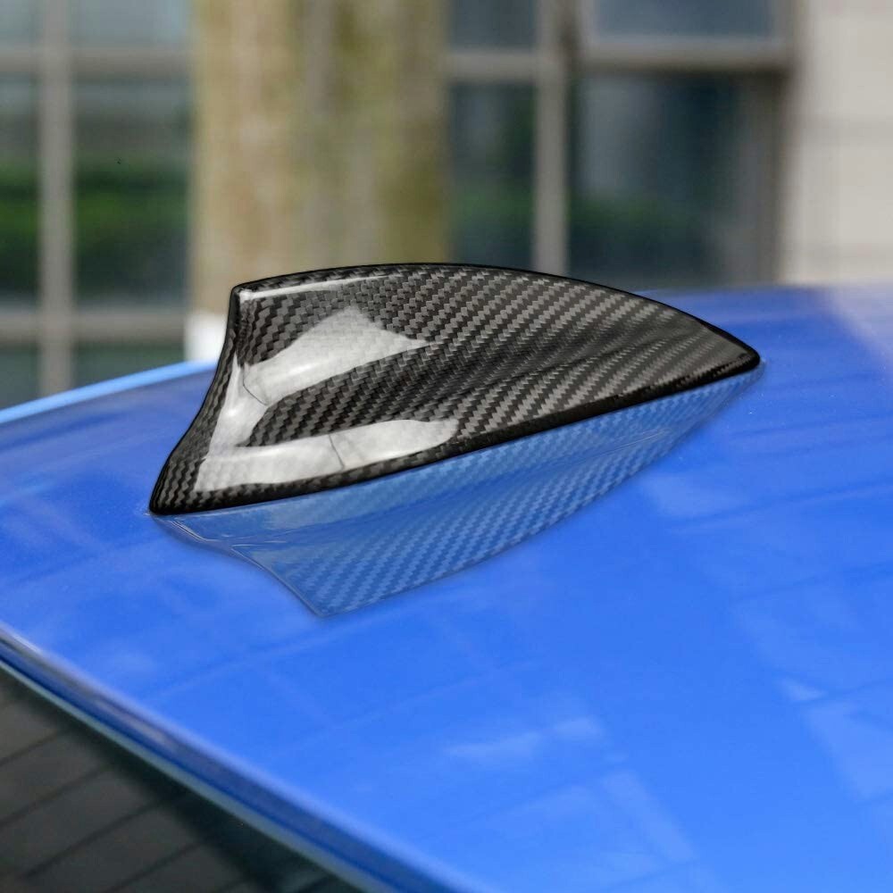Real Carbon Fiber Shark Fin Antenna Cover Cap For BMW F30 F22 F32 F36 F80 M3 M4