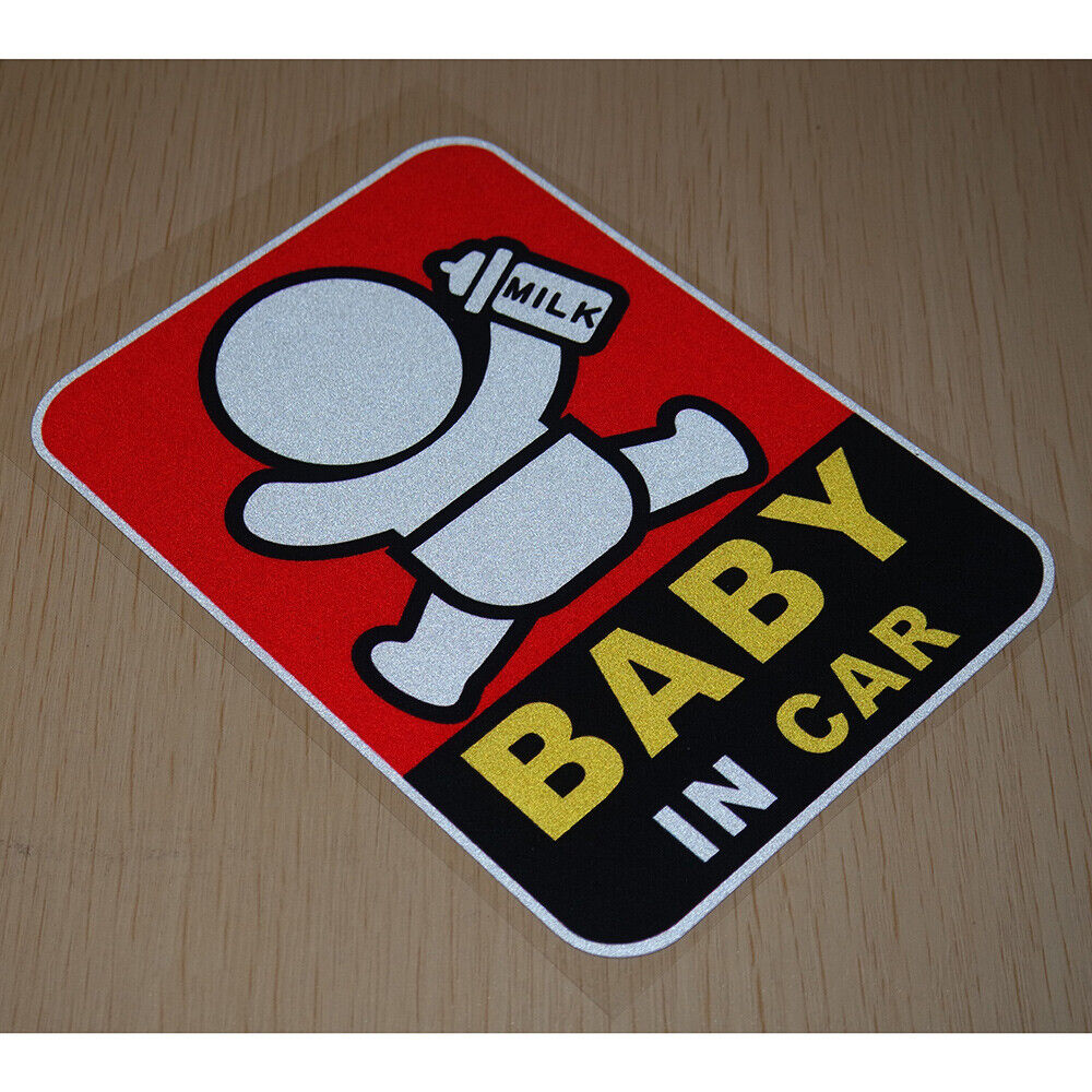 Baby On Board Sticker Decal Milk Baby In Car Liftgate Windows Decoration