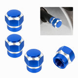 4pcs Hex Tire Wheels Air Valve Stem Caps Cover Car Truck Hotrod ATV Decorate