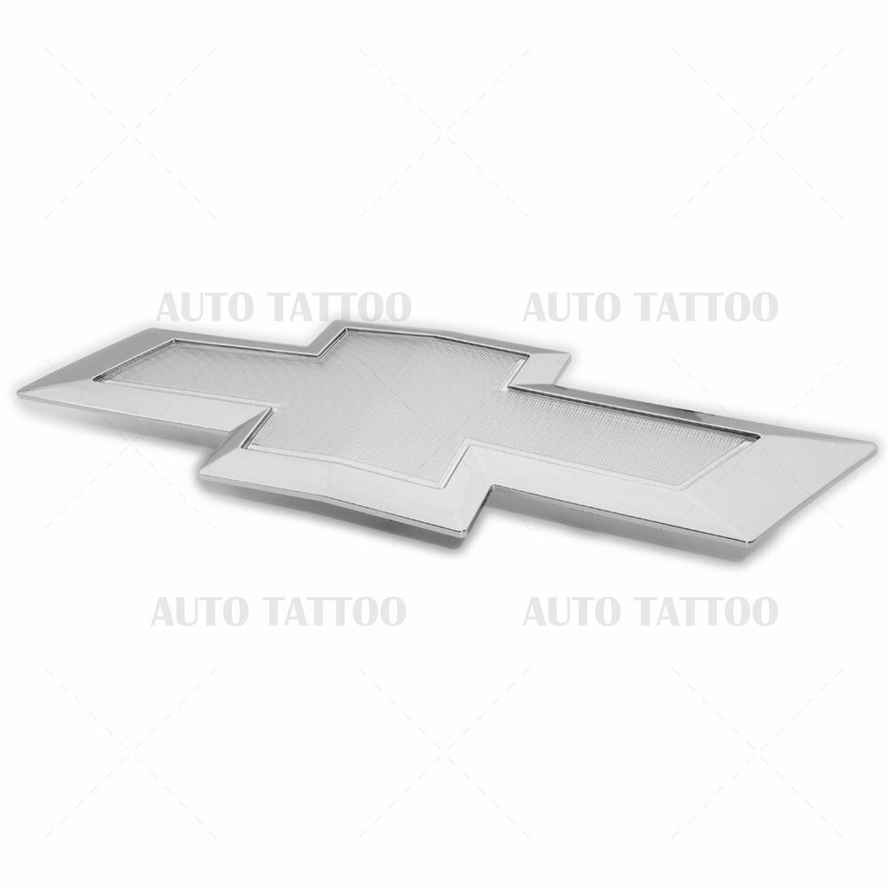 16-19 Chevy Silverado 1500 Front Grille & Tailgate Logo Emblem Chrome Silver