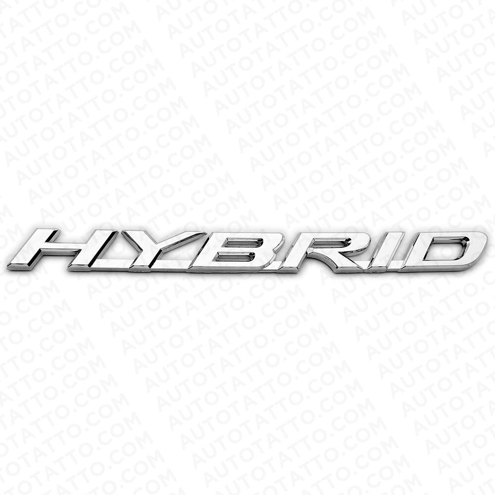 Lexus 15-21 "HYBRID" Rear Door NX 300 300H Nameplate Letter Badge Emblem Chrome