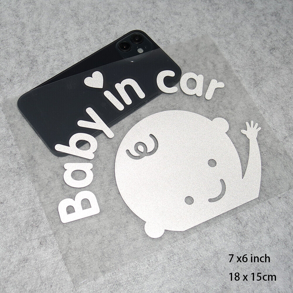 Baby On Board Sticker Decal Kid Baby In Car Rear Truck Liftgate Windows Decorate