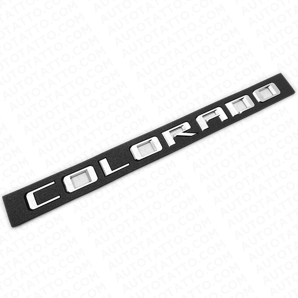 21+ Chevy Colorado Fender / Tailgate Chrome Badge 3D Logo Emblem Truck Sport
