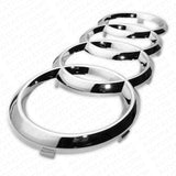 09-12 AUDI A4 S4 OEM Chrome Front Grille Sign Rings Badge Logo Emblem Sport