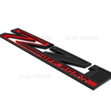 2pcs Chevy 19-21 Silverado Z71 Off Road Fender Letter Sport Emblem Badge Black