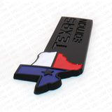 3D Black TEXAS Edition Logo Sport Emblem Badge Stickers For GM Decoration TEAS