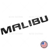 Chevy Malibu Trunk Lid Door Letter Emblem Logo Badge Nameplate Matte Black Sport